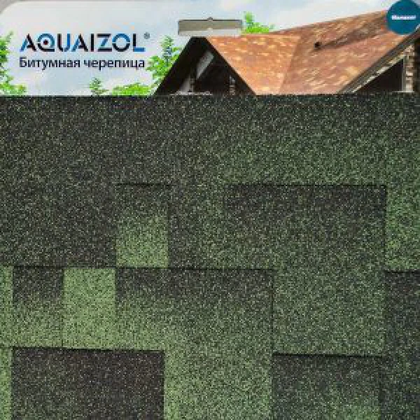 М’яка покрівля Акваізол Акцент “Малахіт”