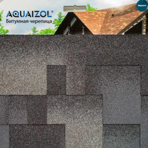 М’яка покрівля Акваізол Акцент “Маренго”