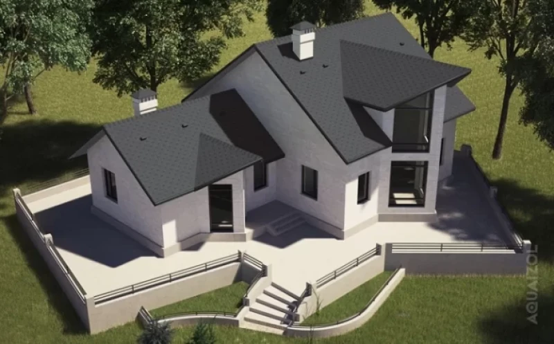 М’яка покрівля Акваізол Мозаїка “Гавайський пісок”