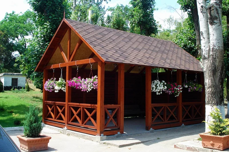 М’яка покрівля Акваізол Мозаїка “Коричневий мікс”