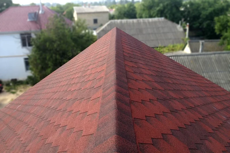 М’яка покрівля Акваізол Мозаїка “Червоний мікс”