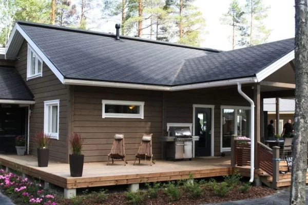 Бітумна черепиця Роккі Чорний