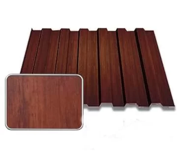 Профнастил для паркану Морений дуб Принтек