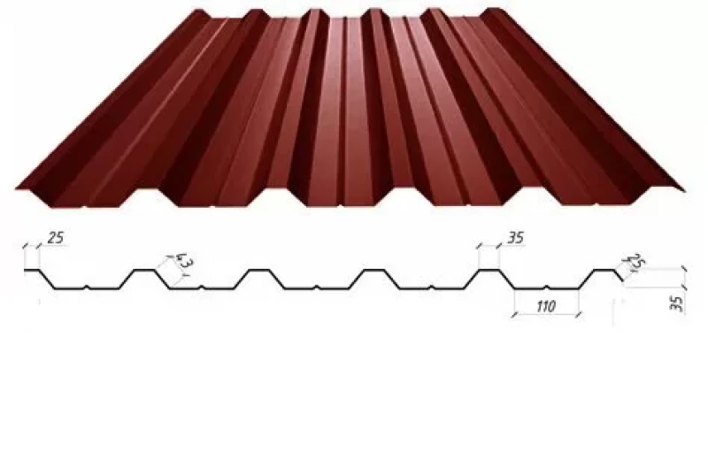 Профнастил для покрівлі ПК – 35