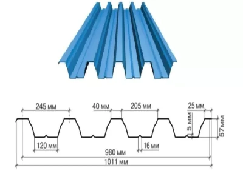 Профнастил для покрівлі ПК – 45