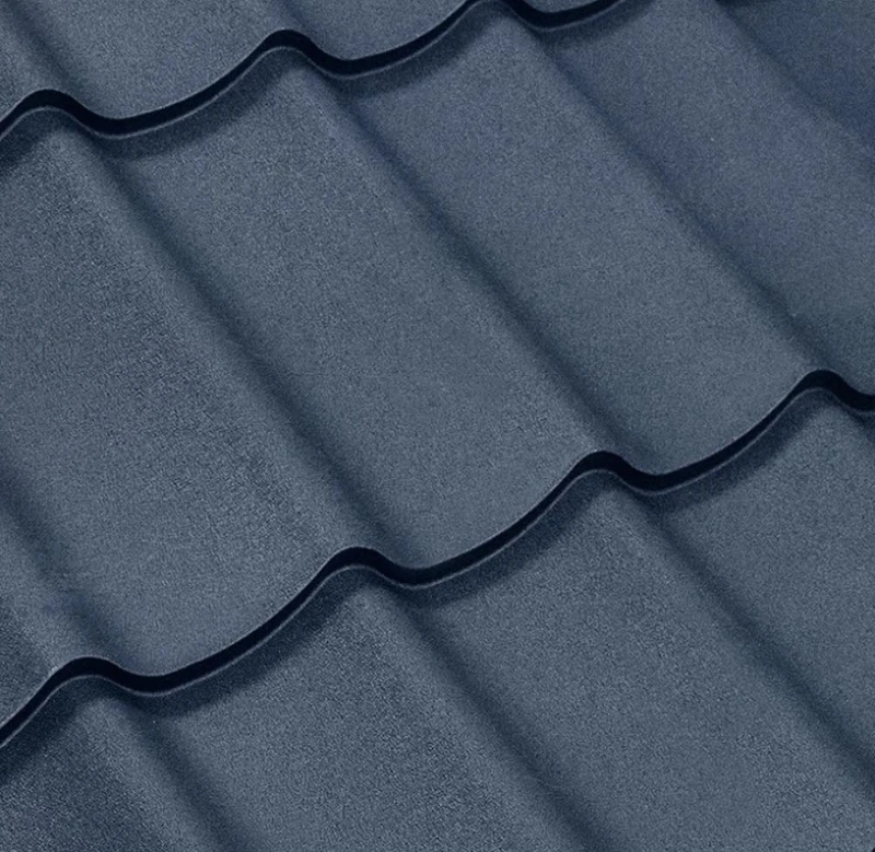 Металочерепиця Монтерей Німеччина 0,5 мм Ice Crystal Синій