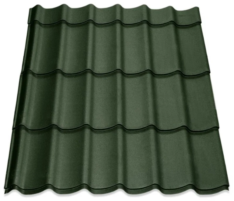 Металочерепиця Монтерей Німеччина 0,5 мм Ice Crystal Болотний