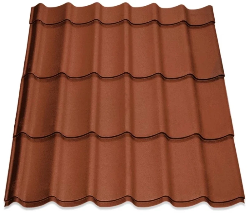 Металочерепиця Монтерей Німеччина 0,5 мм Ice Crystal Рожевий