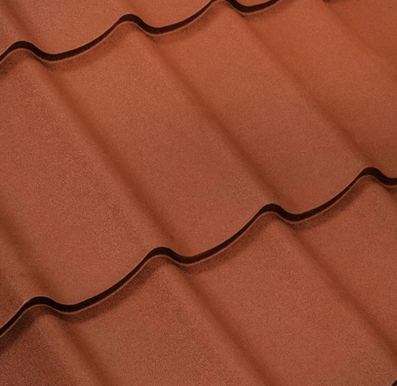 Металочерепиця Монтерей Німеччина 0,5 мм Ice Crystal Рожевий