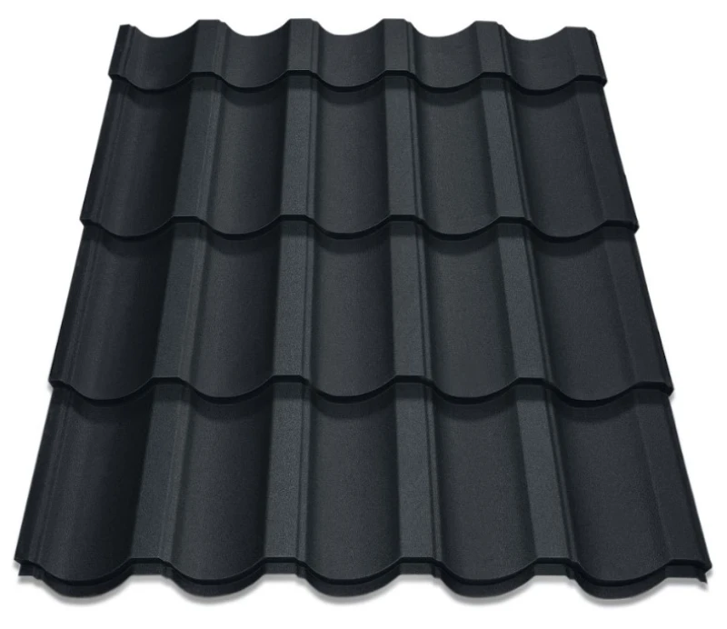 Металочерепиця Модерн Китай 0,45 мм матова Темно-синій