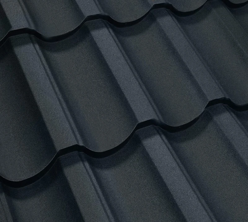 Металочерепиця Модерн Китай 0,45 мм матова Темно-синій