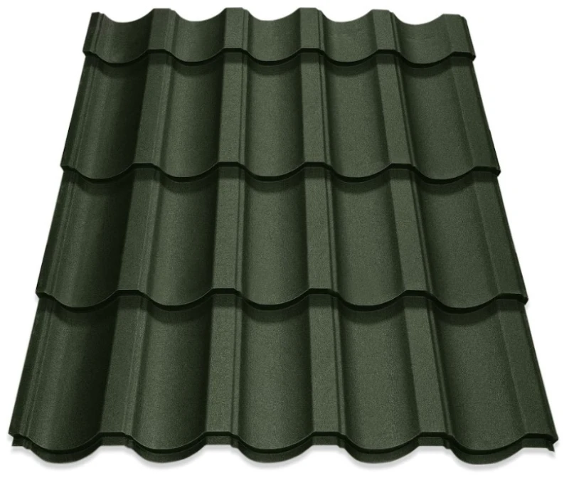 Металочерепиця Модерн Китай 0,45 мм матова Болотний