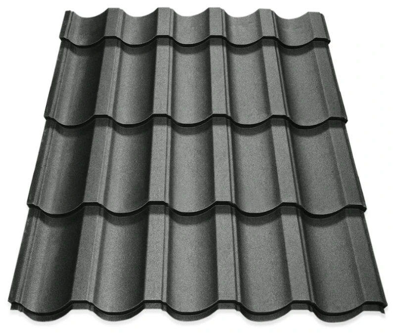 Металочерепиця Модерн Китай 0,45 мм матова Сталевий