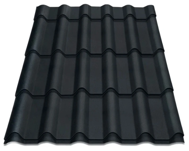 Металлочерепиця Ретро Польща 0,5 матова Темно-синій