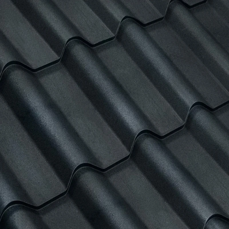 Металлочерепиця Ретро Польща 0,5 матова Темно-синій