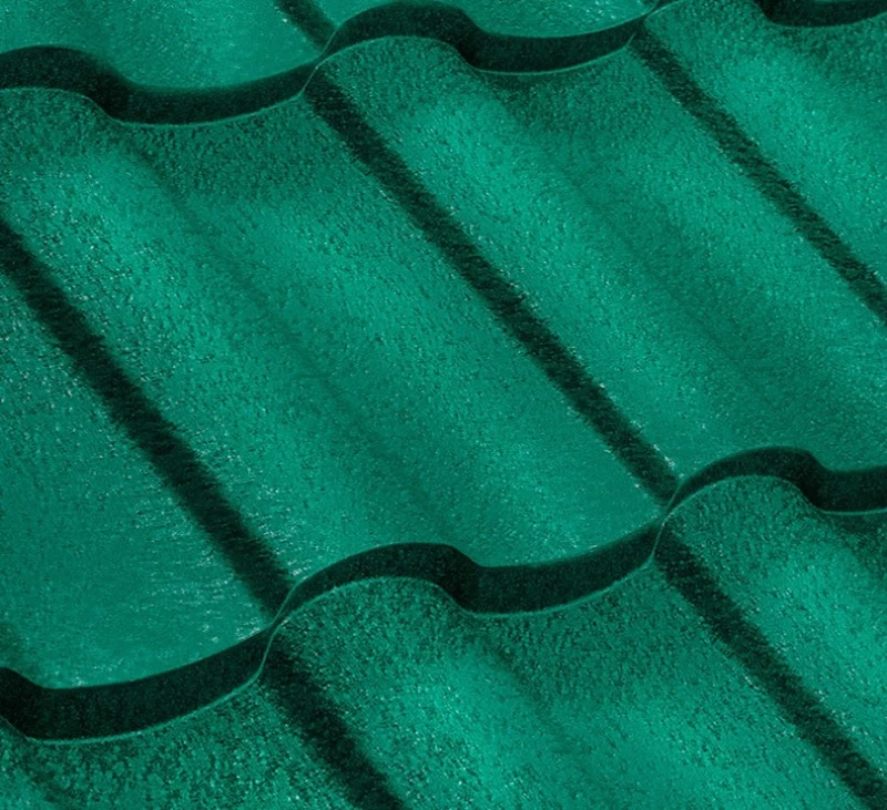 Металочерепиця Венера Словакія 0,5 мм High Build Зелений