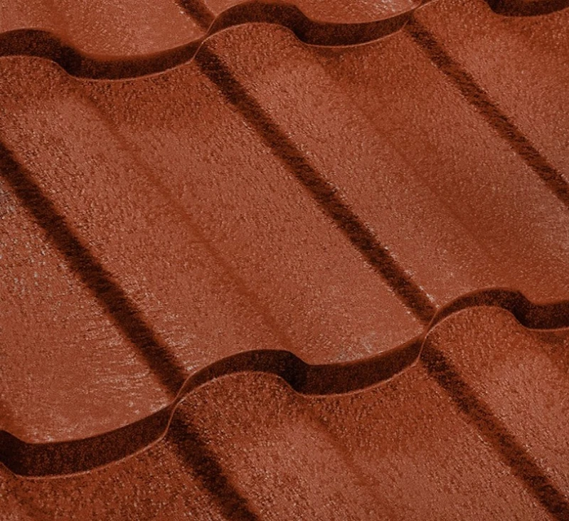 Металочерепиця Венера Корея 0,5 мм глянцева Помаранчевий