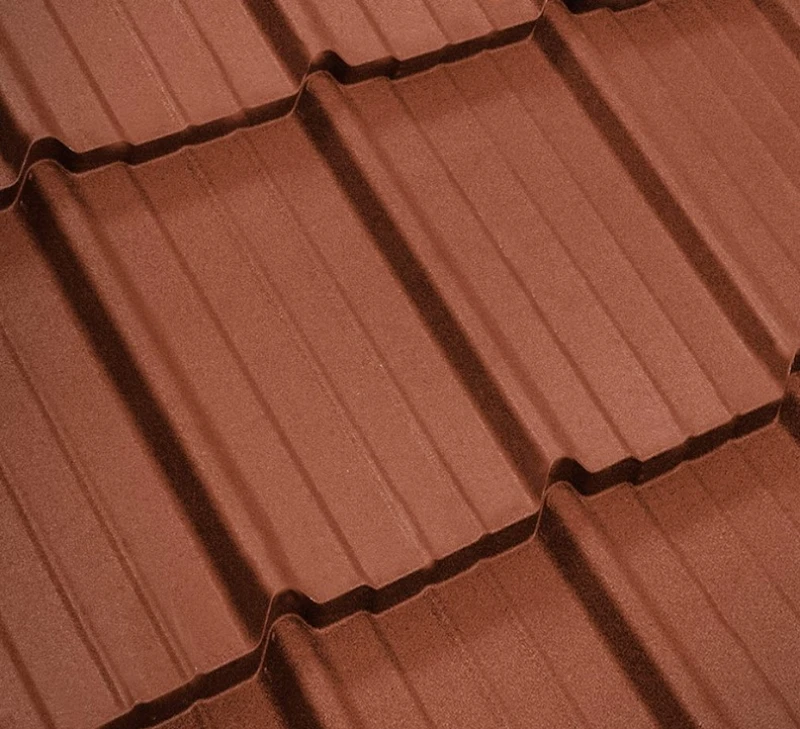 Металочерепиця Мадера Італія 0,45 мм матова Помаранчевий