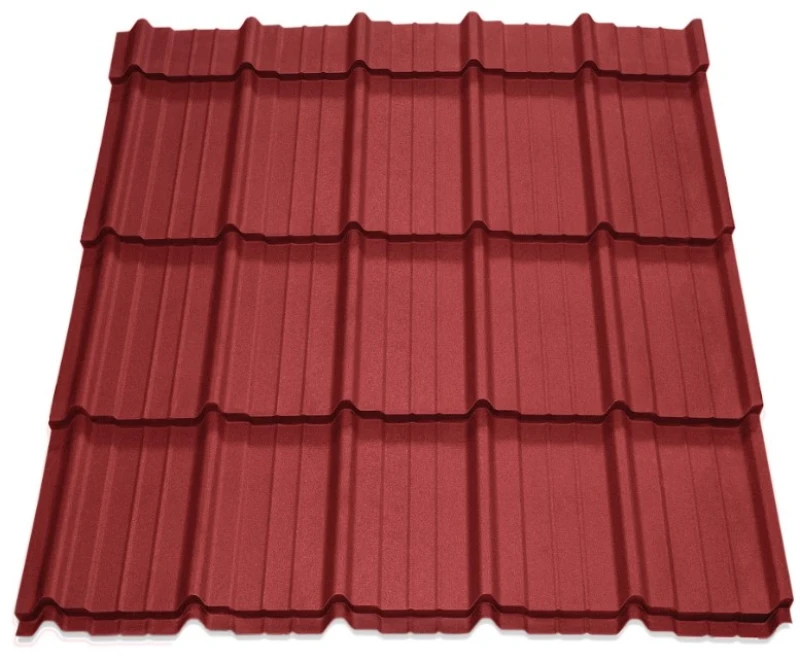 Металочерепиця Мадера Італія 0,45 мм матова Червоний