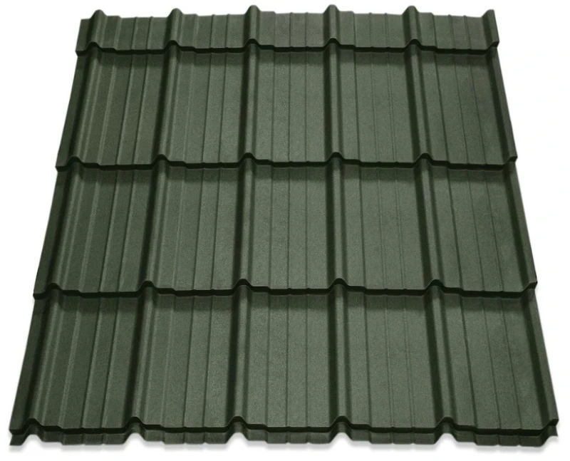 Металочерепиця Мадера Польща 0,5 мм матова Болотний