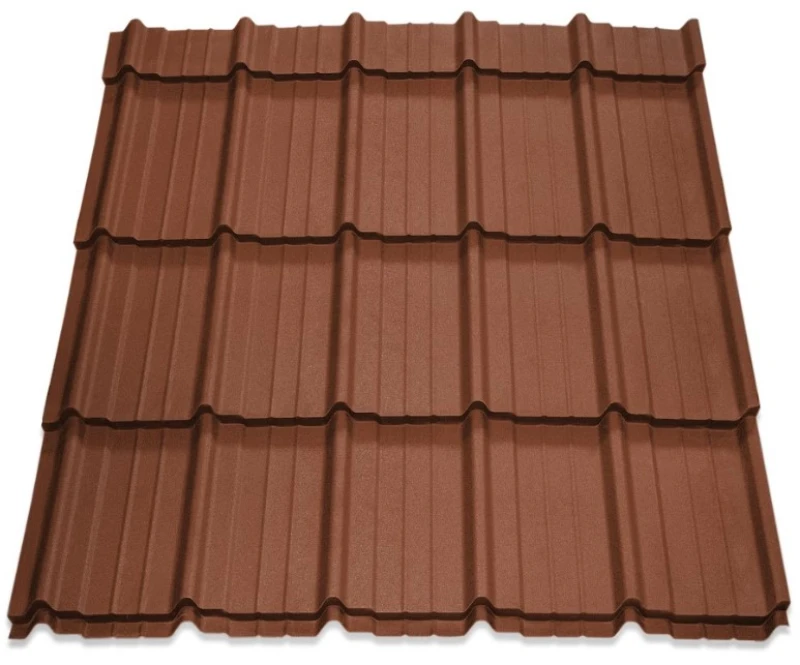 Металочерепиця Мадера Польща 0,5 мм матова Помаранчевий