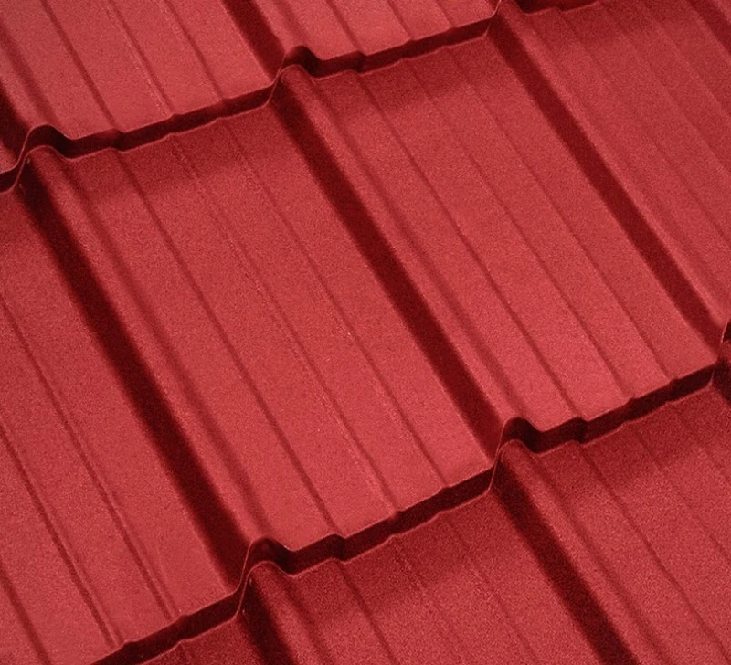 Металочерепиця Мадера Польща 0,5 мм матова Червоний