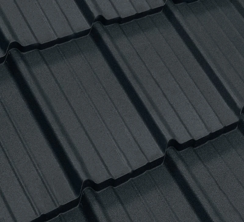 Металочерепиця Мадера Польща 0,5 мм матова Темно-синій