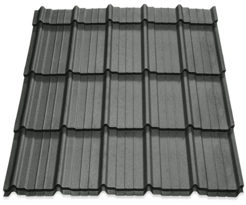 Металочерепиця Мадера Польща 0,5 мм матова Сталевий