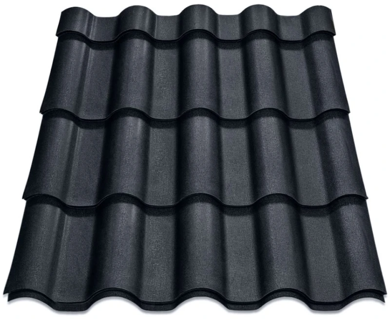 Металочерепиця Інтегра Німеччина 0,5 мм Ice Crystal Темно-синій