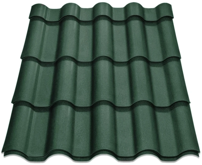 Металочерепиця Інтегра Італія 0,45 мм матова Зелений