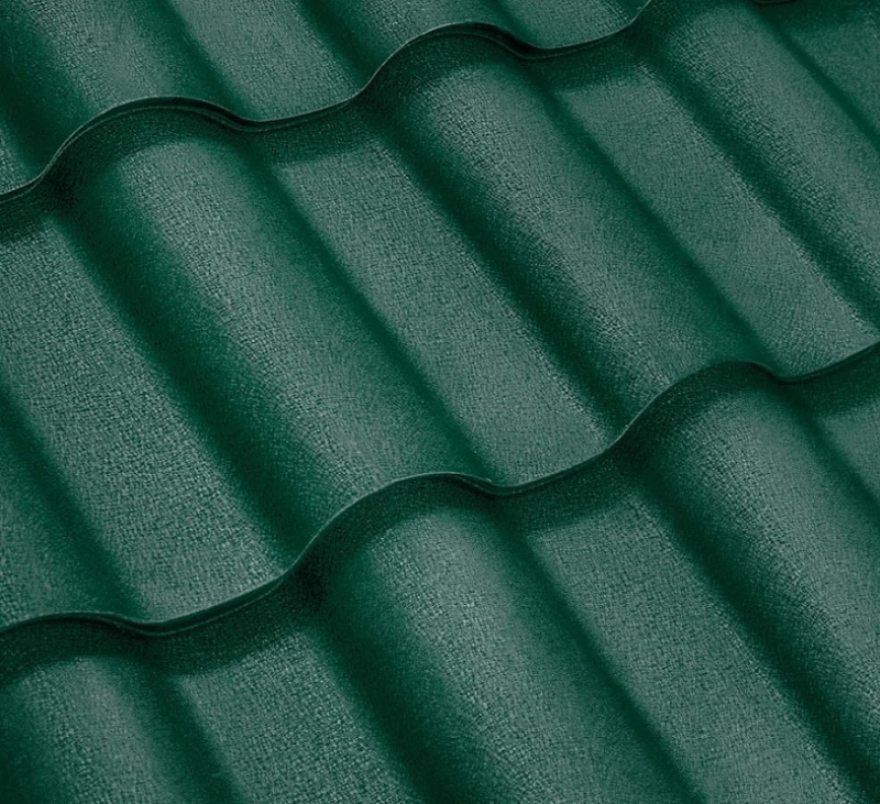 Металочерепиця Інтегра Італія 0,45 мм матова Зелений