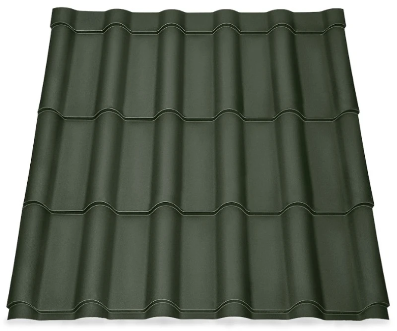 Металочерепиця Дюна Туреччина 0,45 мм матова Болотний