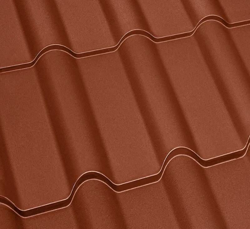 Металочерепиця Дюна Україна 0,45 мм матова Помаранчевий