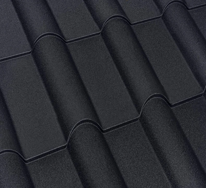 Металочерепиця Опал Польща 0,5 мм матова Темно-синій