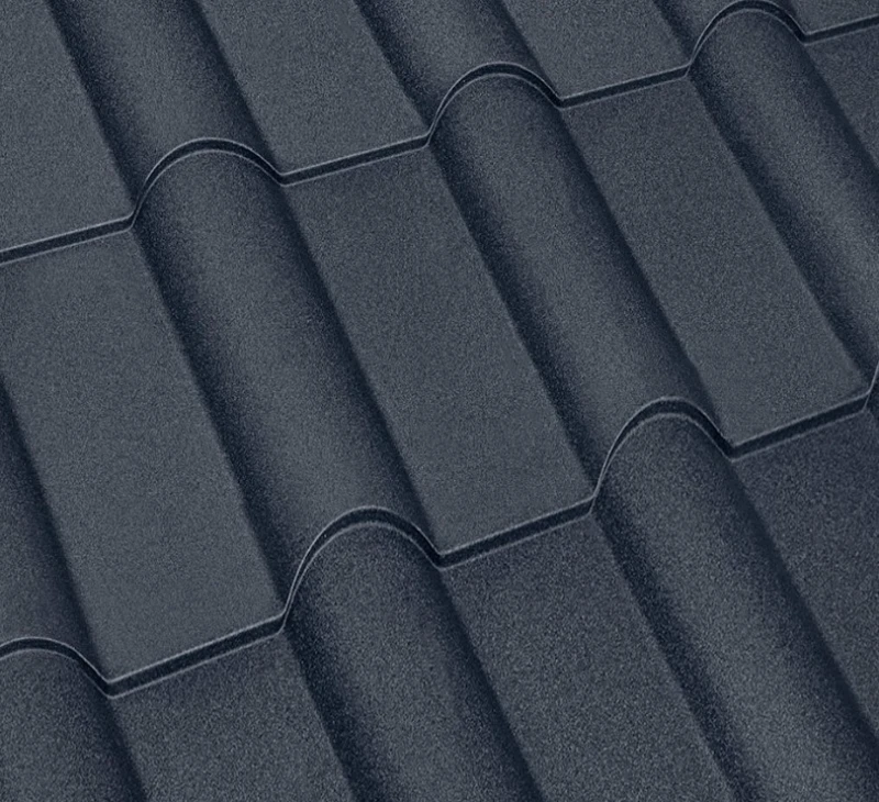 Металочерепиця Опал Польща 0,5 мм матова Синій