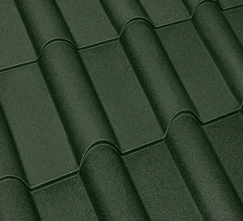 Металочерепиця Опал – Афіна Україна 0,45 мм матова Болотний