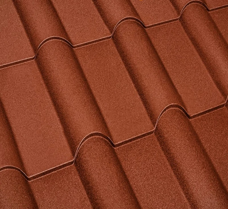 Металочерепиця Опал – Афіна Україна 0,45 мм матова Помаранчевий