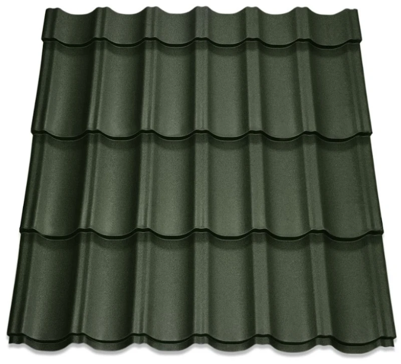 Металочерепиця Maxima Словаччина 0,45 мм матова Болотний