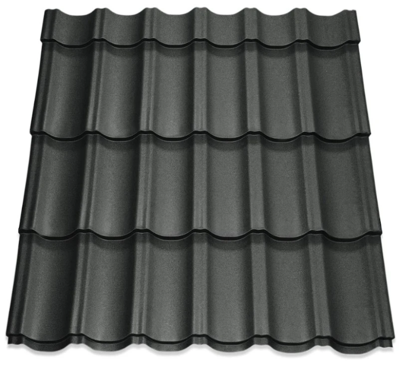 Металочерепиця Maxima Італія 0,5 мм матова Сталевий