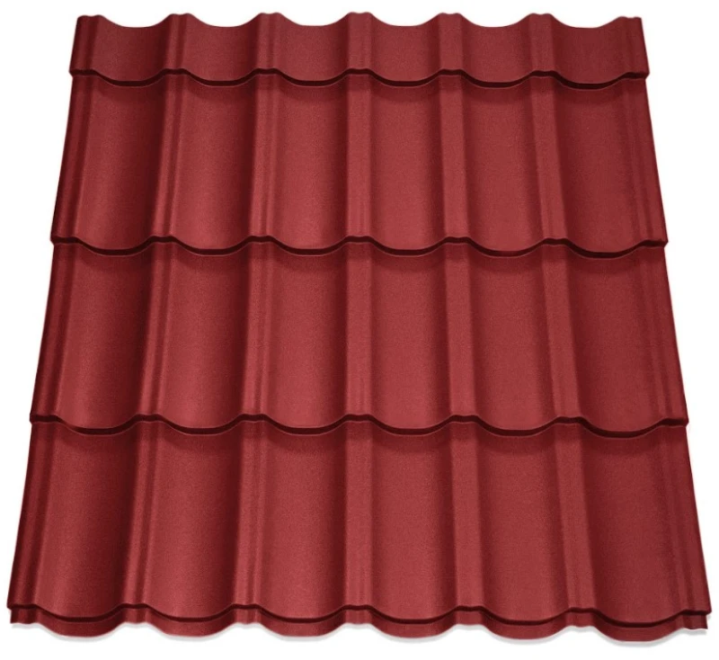 Металочерепиця Maxima Туреччина 0,45 мм глянцева Червоний