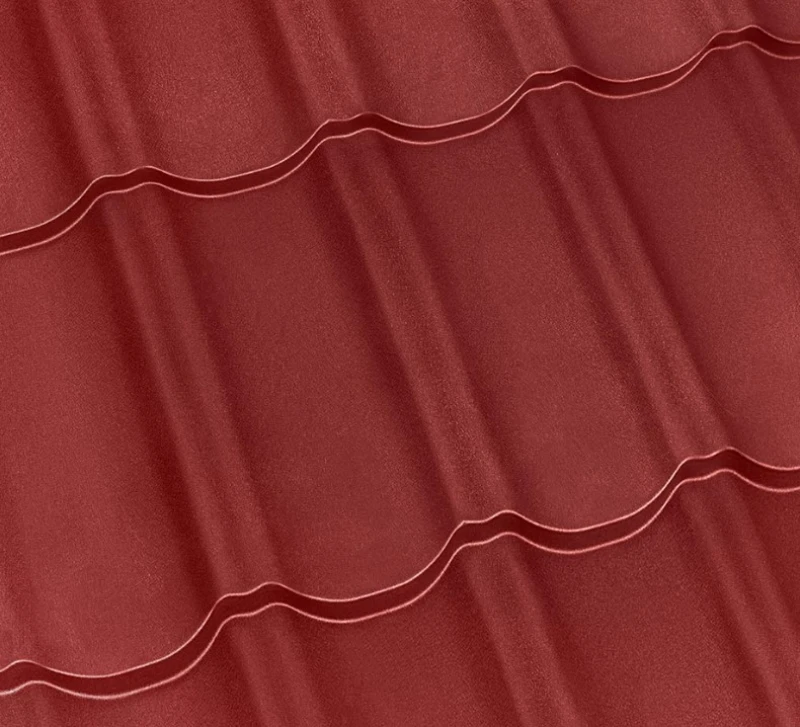 Металочерепиця Maxima Туреччина 0,45 мм глянцева Червоний