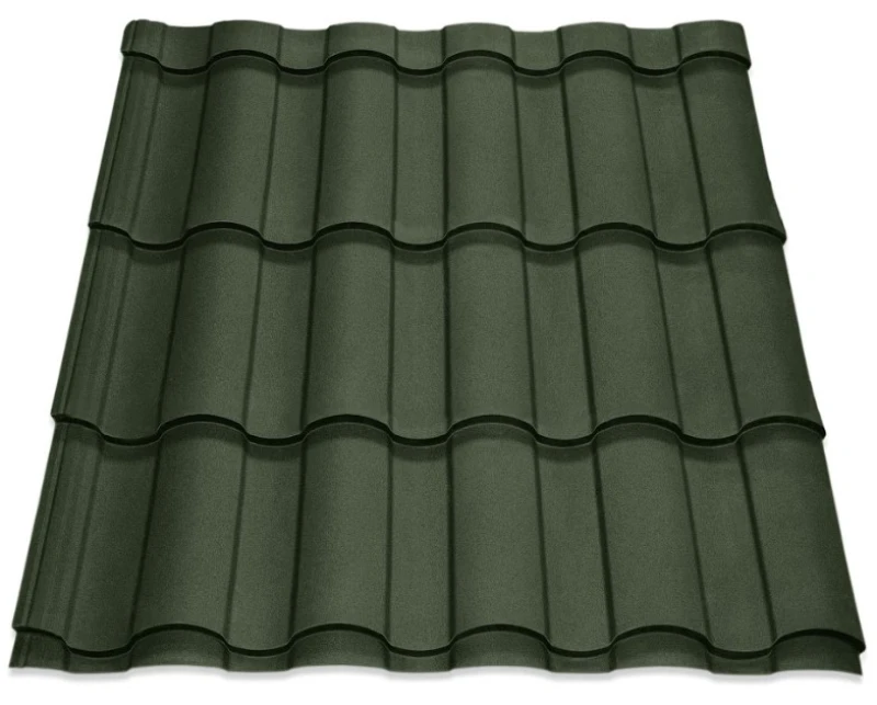 Металочерепиця Валенсія Україна 0,45 мм матова Болотний