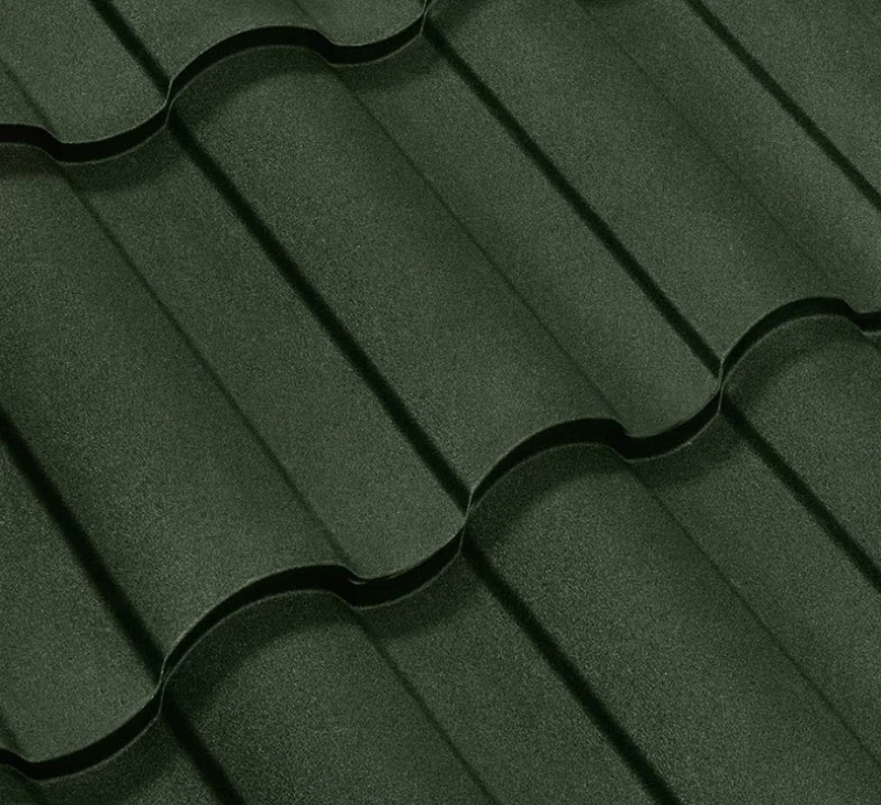 Металочерепиця Валенсія Україна 0,45 мм матова Болотний