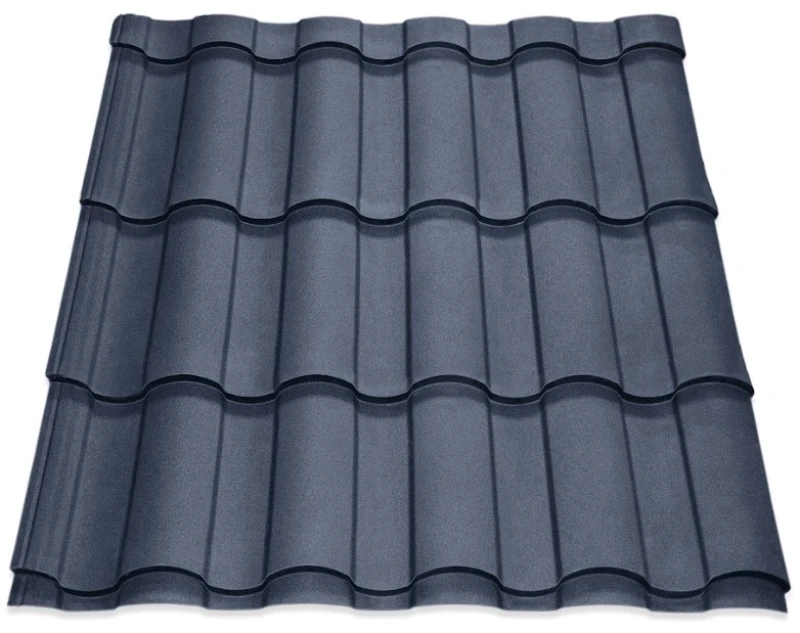 Металочерепиця Валенсія Україна 0,45 мм матова Синій