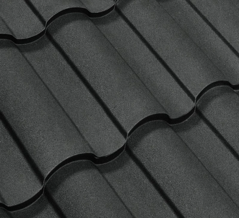 Металочерепиця Валенсія Україна 0,45 мм матова Сталевий