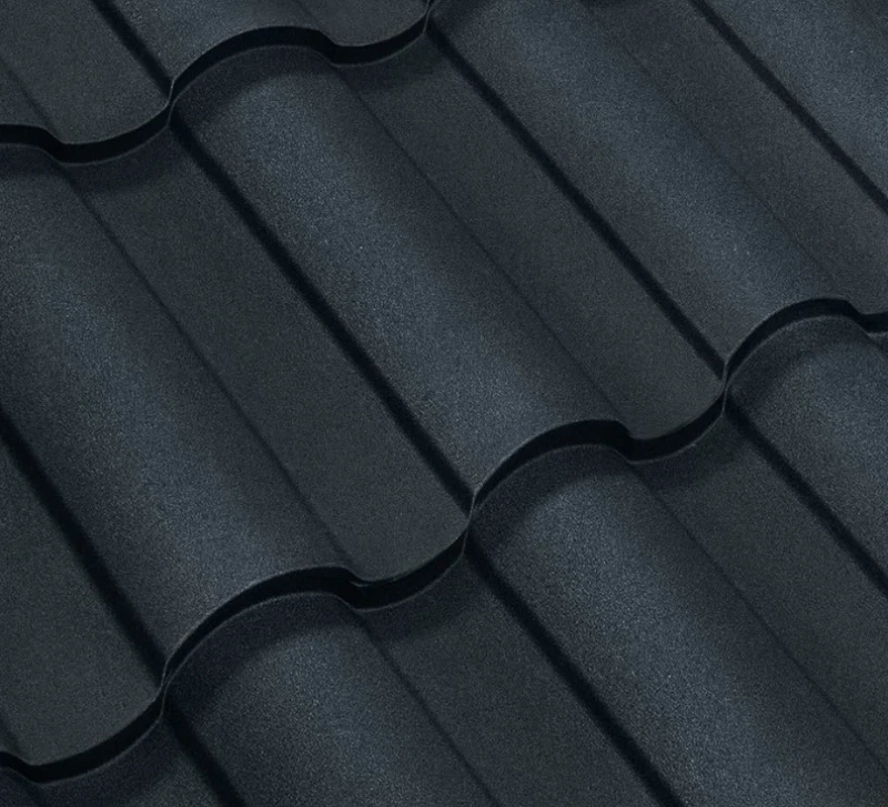 Металочерепиця Валенсія Україна 0,45 мм матова Темно-синій