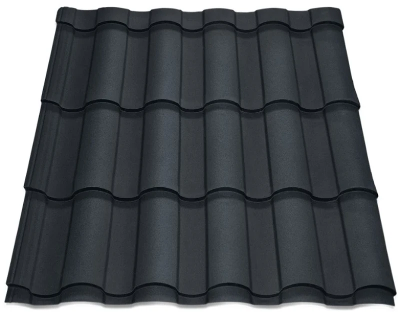 Металочерепиця Валенсія Китай 0,4 мм матова Темно-синій